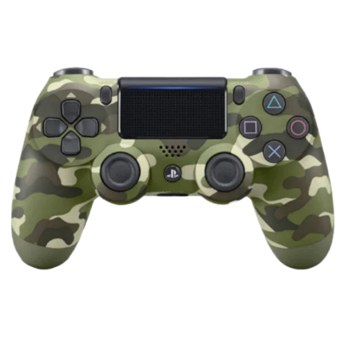 Official Sony DualShock 4 Controller for PS4 (V2) Green Camouflage (Pre-owned)