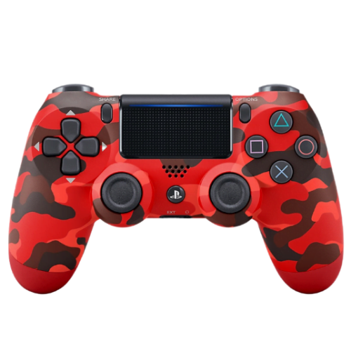 Official Sony DualShock 4 Controller for PS4 (V2) Red Camouflage (Pre-owned)