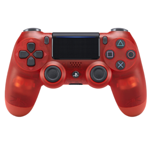 Official Sony DualShock 4 Controller for PS4 (V2) Red Crystal (Pre-owned)