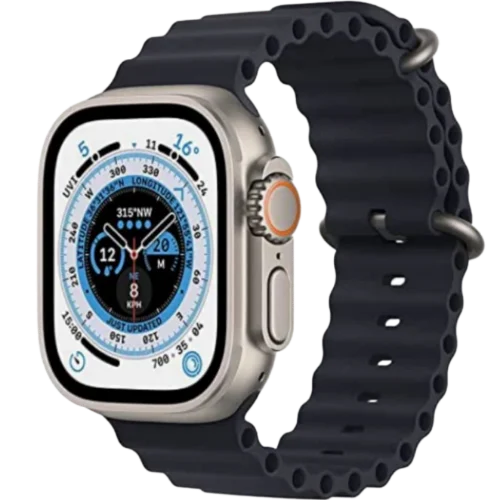 Ultra 8 Clone Smart Watch Black