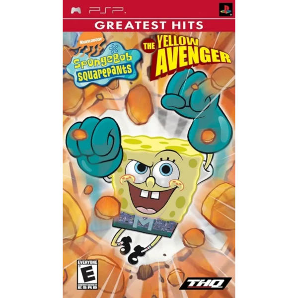Spongebob Squarepants Yellow Avenger PSP (Pre-owned)