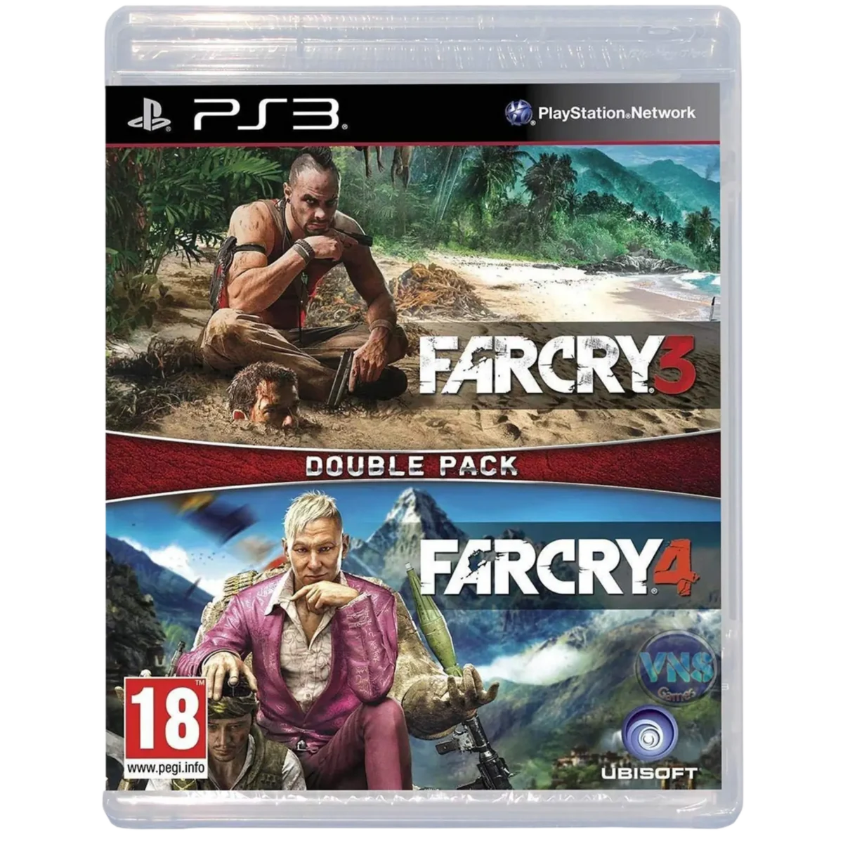 Far Cry 3 Far Cry 4 Double Pack PS3 Pre owned