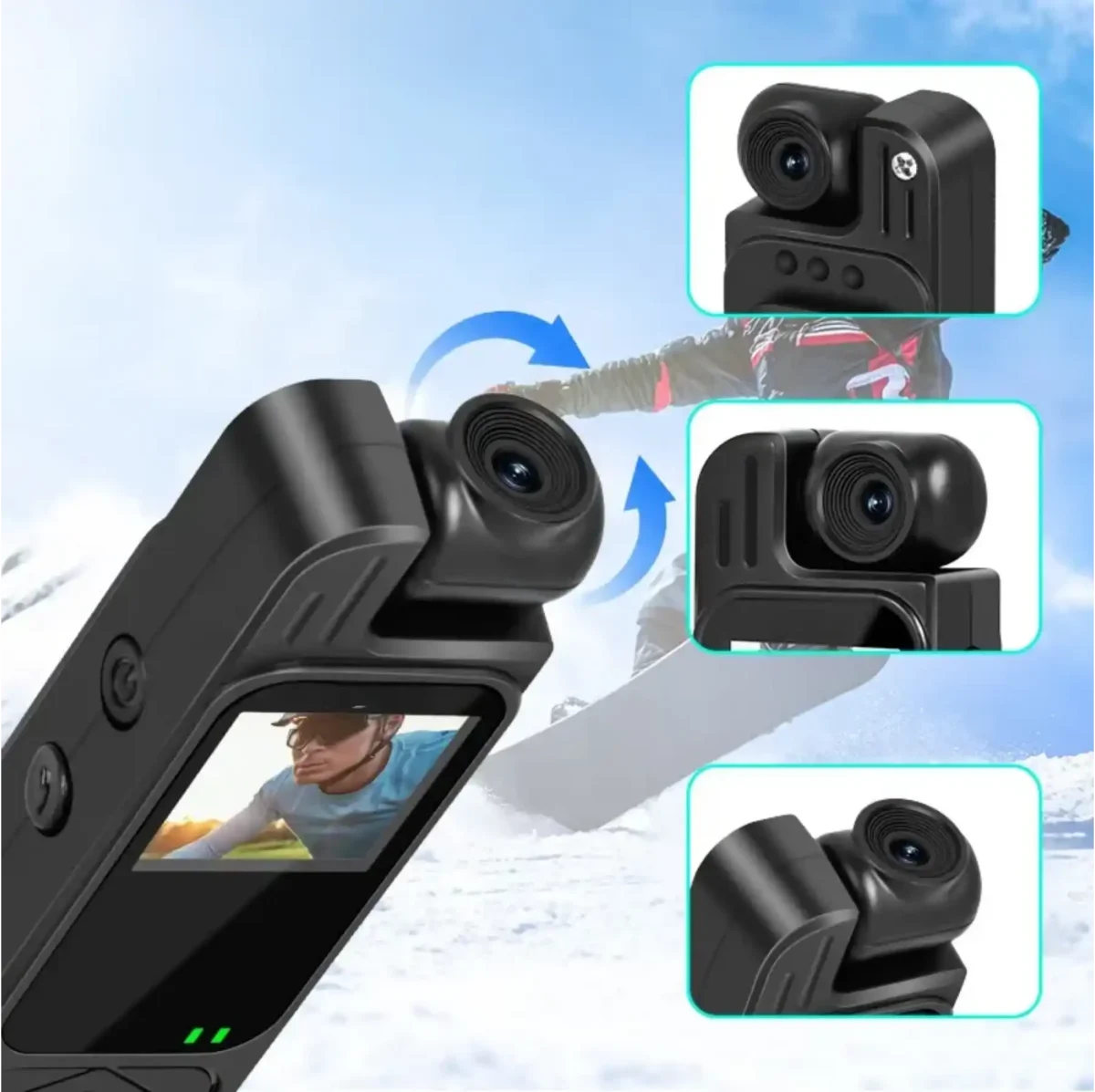 Portable Spy Camera with Nightshot, 1080P/4K HD Recording, 4-5 Hrs Battery - Image 2