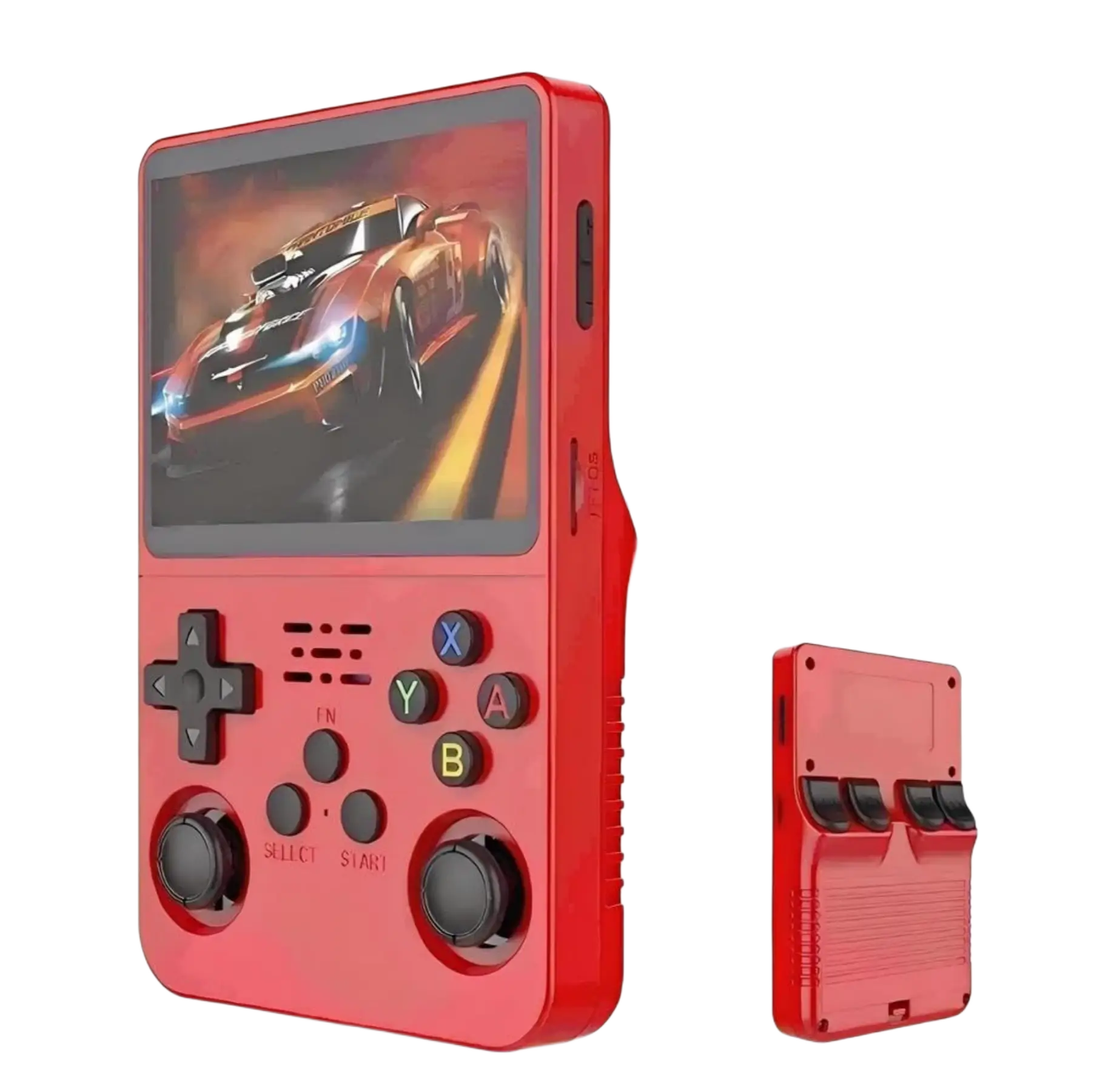 R36S Handheld Video Game Console Red R36S Handheld Video Game Console Red - Image 1
