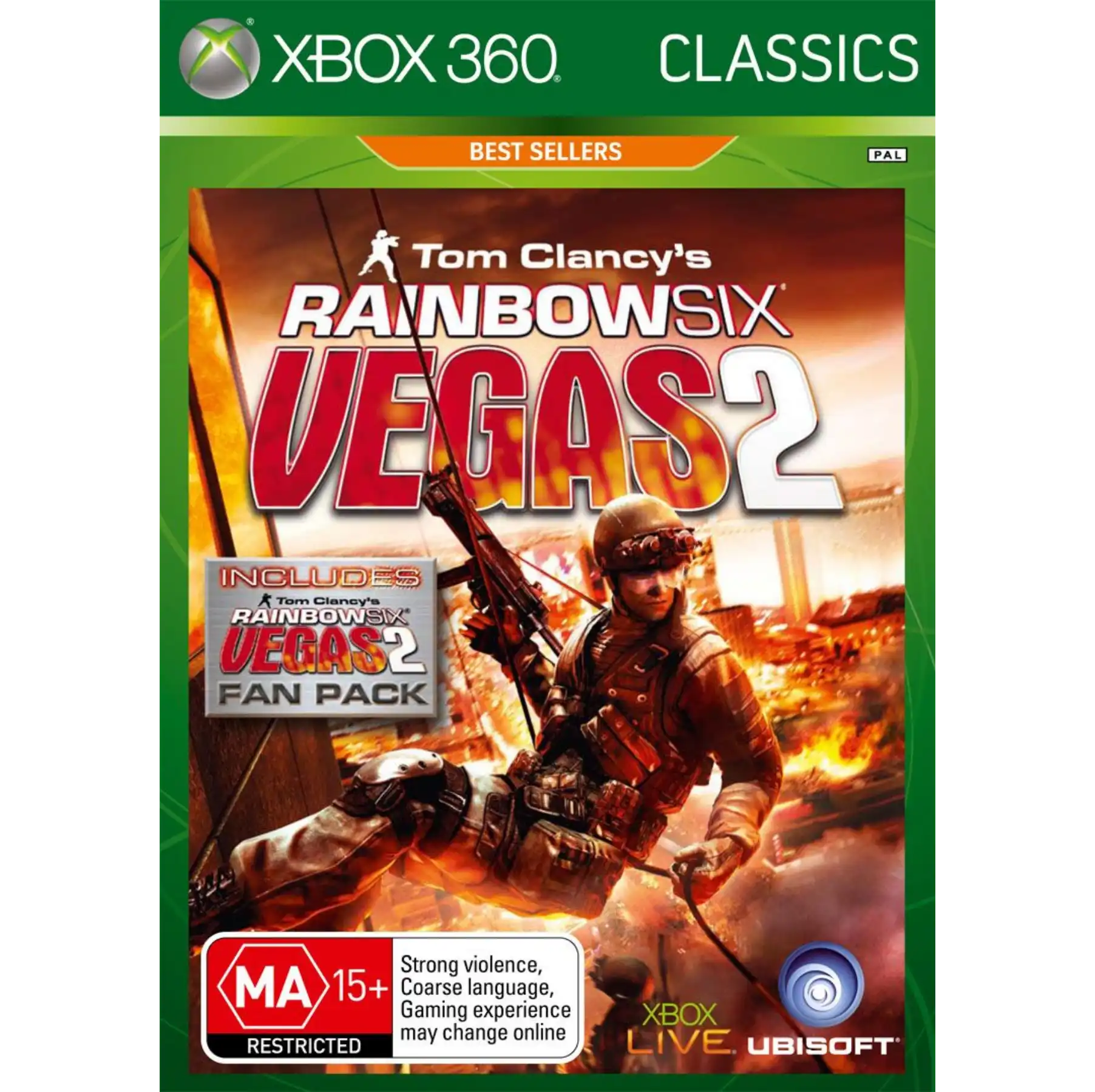 Rainbow Six Vegas 2 Xbox 360 (Pre-Owned) Rainbow Six Vegas 2 Xbox 360 (Pre-Owned) - Image 1