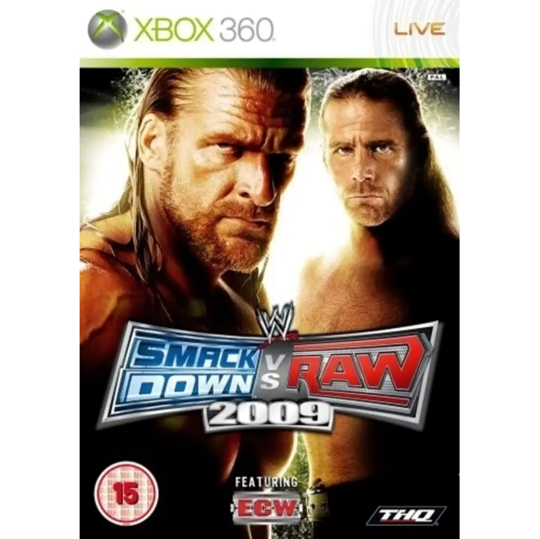 Smackdown vs Raw 2009 Xbox 360 (Pre-owned) Smackdown vs Raw 2009 Xbox 360 (Pre-owned) - Image 1