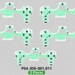 PS4 Controller Conductive Film JDS-001 / JDS-011 | Button Flex Cable Replacement for DualShock 4 (5 Piece)