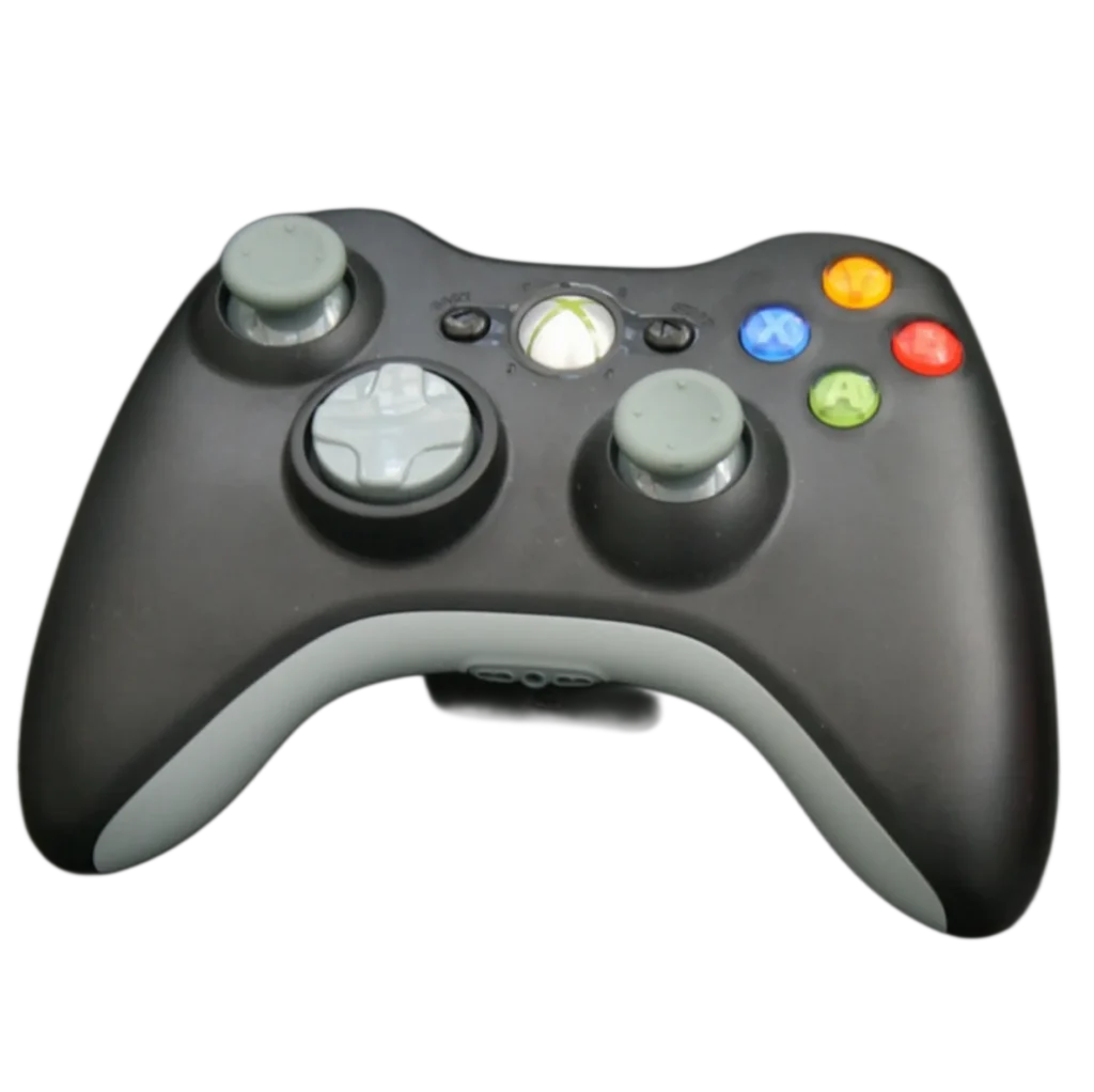Xbox 360 Wireless Controller Black And Grey Pre owned