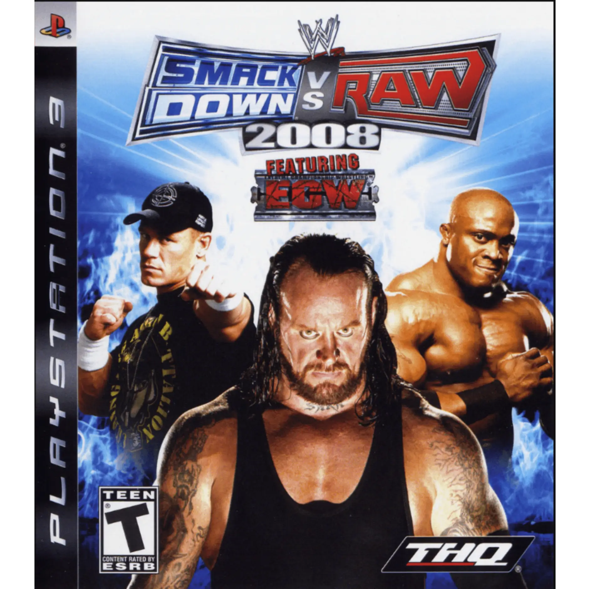 WWE SmackDown Vs Raw 2008 PS3 (Pre-owned) WWE SmackDown Vs Raw 2008 PS3 (Pre-owned) - Image 1