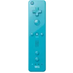 Official Nintendo Wii Controller Blue (Pre-owned)